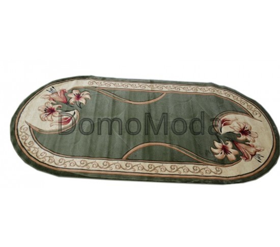 Синтетичний килим Hand Carving 0613 d.green-cream - Висока якість за найкращою ціною в Україні зображення 10.